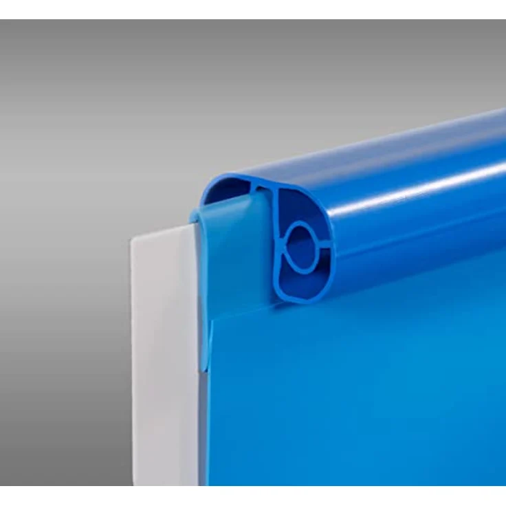 Folie acht 0,8 mm blau 320 x 525 x 120 cm, Deutsche Herstellung, Auskleidung, Innenhülle, Stahlwand, Pool, Einhängebiese – Bild 3