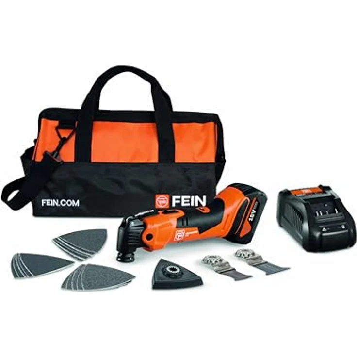Fein Akku-Multifunktionswerkzeug MULTIMASTER 500 PLUS, 18 V 4 Ah, inkl. Akku und Ladegerät, Nylon-Tasche mit Zubehör – Bild 2