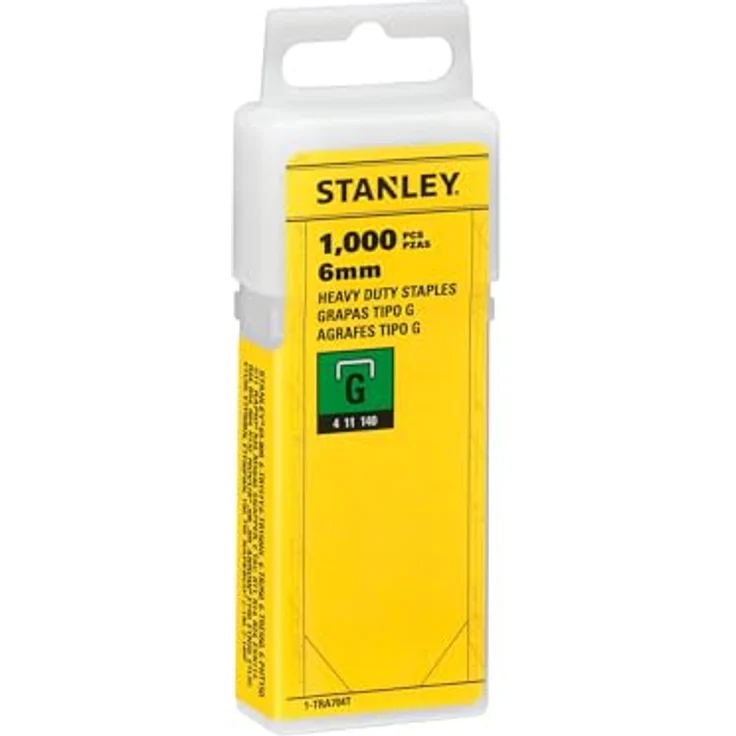 Stanley Tackerklammern Typ G 11 - 6mm 1000 Stück – Bild 3