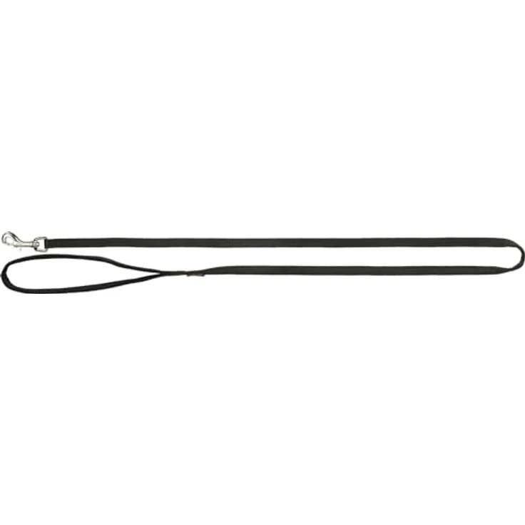 TRIXIE Hundeleine Premium M–L, 1,00 m 20 mm in schwarz - stabile Hundeleine mit praktischer Handschlaufe - für mittelgroße bis große Hunde - 200201 – Bild 1