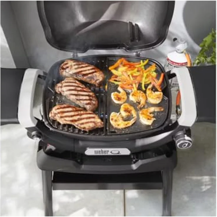Weber Grillplatte einseitig für Q1000N-Serie, ideal für Grillabende und gleichmäßige Hitzeverteilung – Bild 2