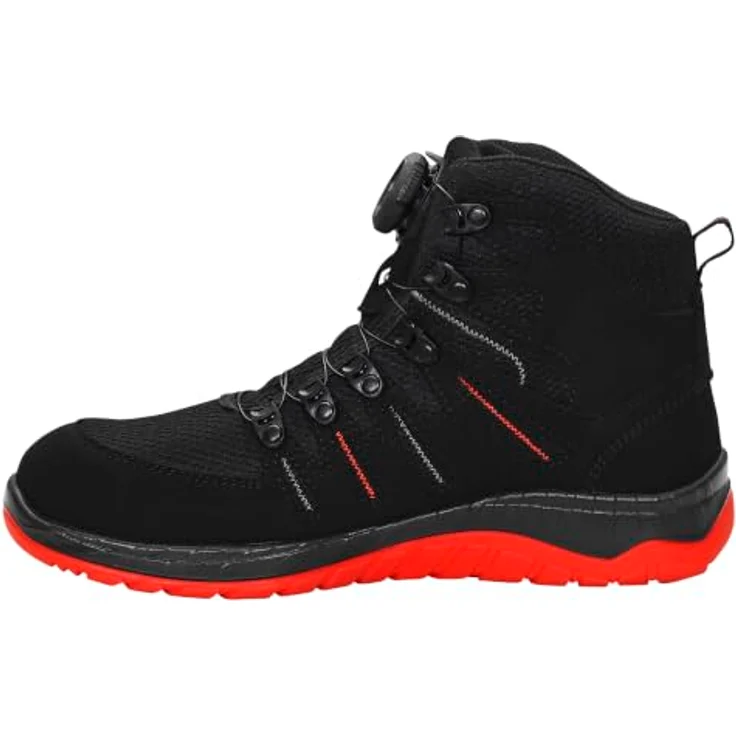 ELTEN Sicherheitshochschuhe S3 "MADDOX BOA® MID", rutschfester WELLMAXX Sicherheitsschuh mit Infinergy® Dämpfung, schwarz – Bild 3