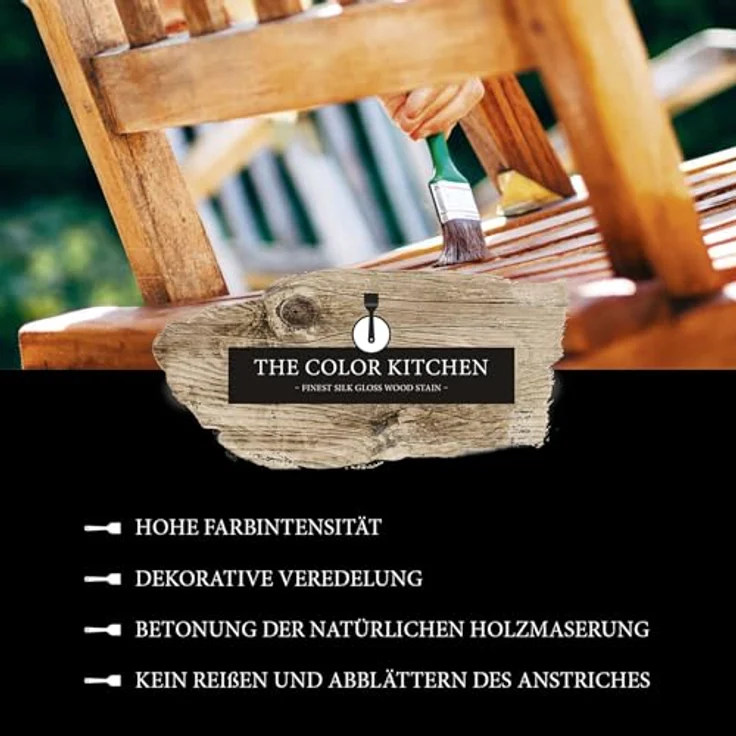 A.S. Création Holzschutzlasur Farblos seidenglänzend, 2,5 l, wetterbeständig und umweltschonend, für Innen und Außen – Bild 3