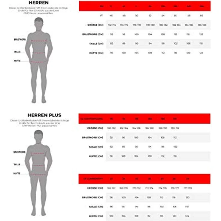 CMP Softshelljacke CMP Herren Softshelljacke mit Innenfleece Zip Hood, wind- und wasserdicht, atmungsaktiv, Schwarz – Bild 5