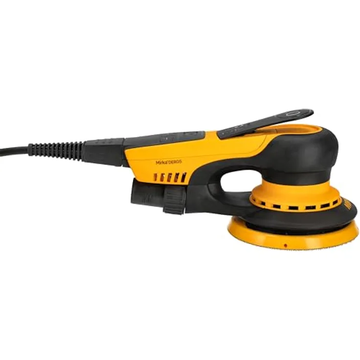 Mirka DEROS II 550, Exzenter-Schleifer mit Absaugung, Ø 125mm Schleifteller, 2,5mm Hub, vibrationsarm, bürstenloser Motor, Bluetooth-Verbindung zur myMirka App
