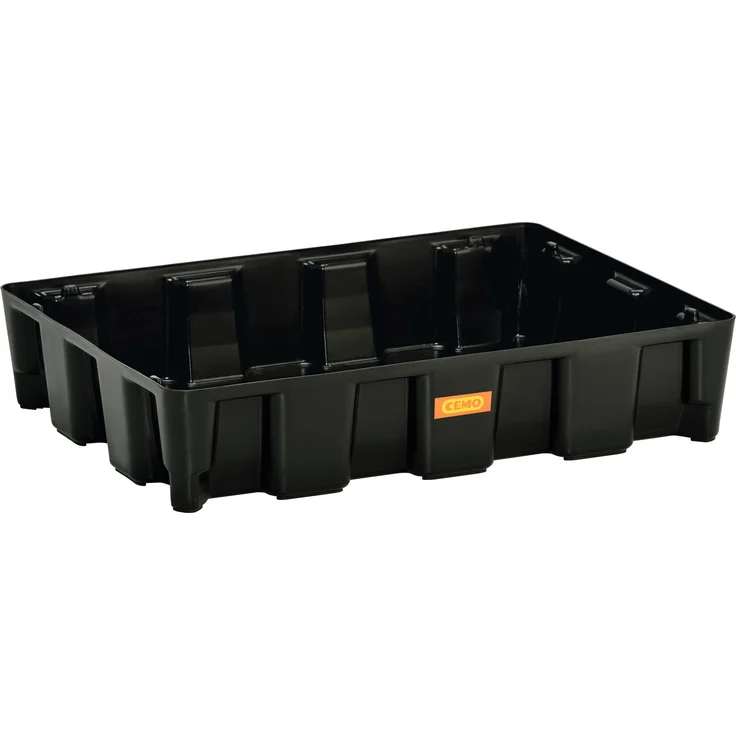 Cemo Auffangwanne "60 HD", 60 l, HDPE, rostfrei, stapelbar, rutschfeste Oberfläche, B x H x T: 80 x 16,5 x 60 cm