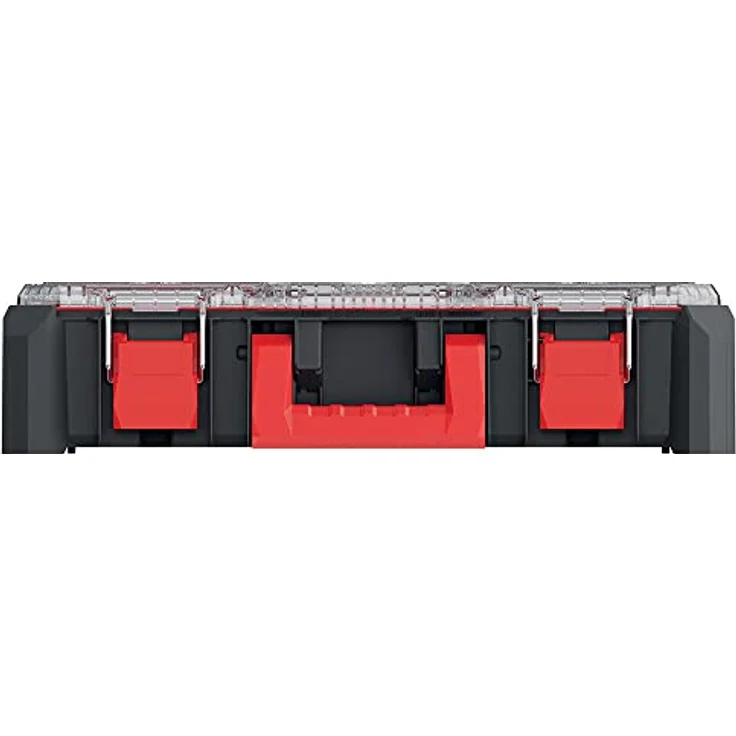 Prosperplast Werkzeugkoffer Kistenberg Organizer X BLOCK BRIDGE KXBB5540S, Staubdicht und Wasserbeständig, transparentes Polycarbonat-Deckel, mit MSX-Organizer und Trennwänden, 543 x 368 x 122 mm – Bild 5
