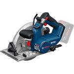 Bosch GKS18V-68-2, Akku-Kreissäge mit Gehrungsanschlag und Sägeblatt, hohe Schnittgeschwindigkeit, LED-Leuchte, KickBack Control System