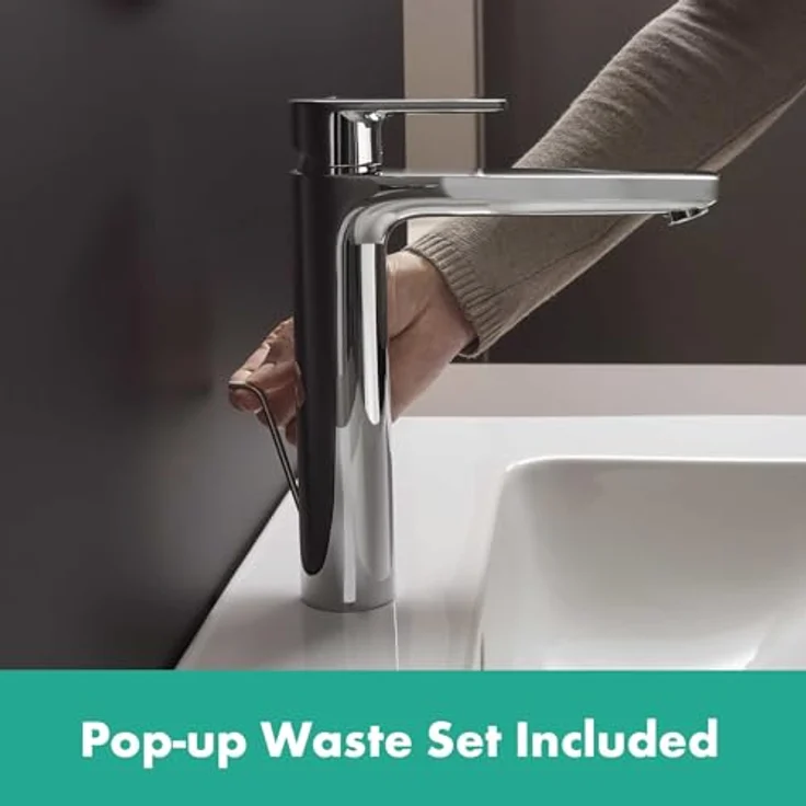 hansgrohe Vernis Blend, Spültischarmatur mit ComfortZone 190, schwenkbarem Strahlformer und EcoSmart-Technologie – Bild 7