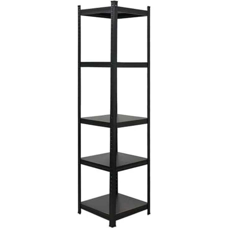 PROREGAL Schwerlastregal Ragnar 500kg 180x45x45cm Matt Schwarz, Kellerregal, Steckregal, Garagenregal – Bild 5
