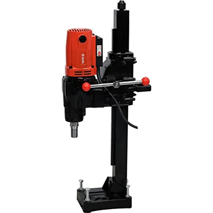 YATO Profi Diamant-Bohrmaschine, 2800 W, Bohrdurchmesser bis 300 mm, Nass-Trocken, Wasseranschluss, 700 U/min, Hebelgriff, 1,7 kg – Bild 2