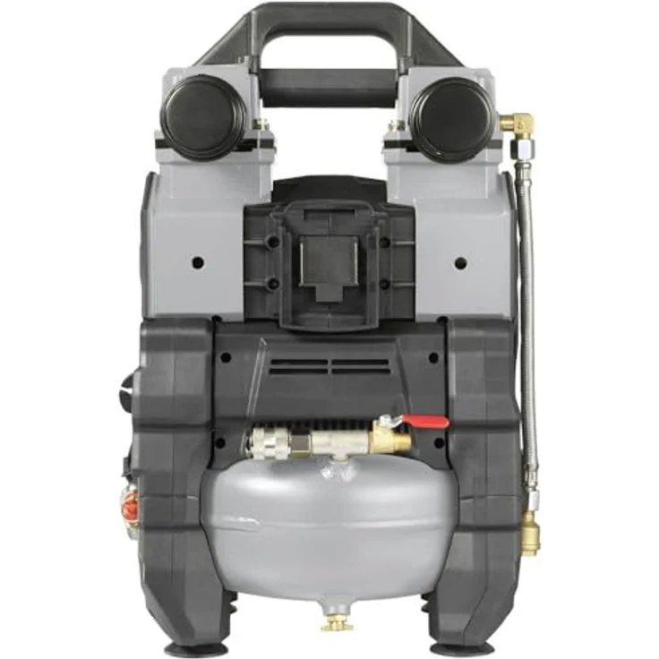 Toolcraft, Kompressor, Druckluftkompressor 12 VDC, 18 VDC/ 230 VAC 9 bar (9 Bar) – Bild 3