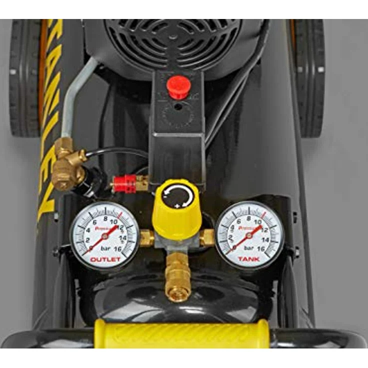 Stanley Kompressor 251/10/24S FMXCM0062E - Luftkompressor 10Bar - 24L - 240L/Min - Integrierter Anti-Rutsch-Griff - Schwarz – Bild 2