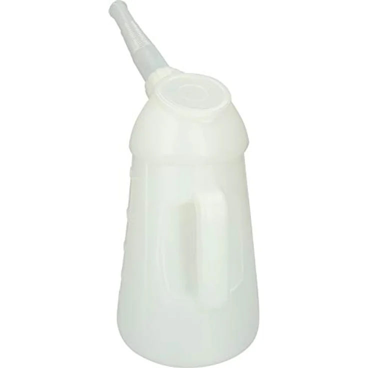 KSTOOLS Messbecher mit flexiblem Auslauf, 3 Liter, bruchfest und öl- sowie chemikalienbeständig, weiß – Bild 2