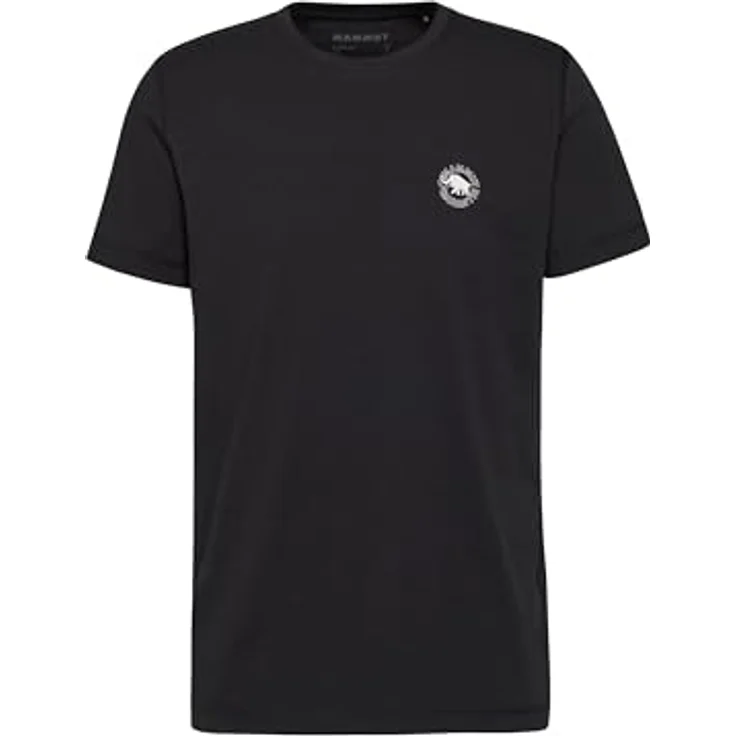 Mammut Herren Core T-Shirt, Schwarz, 100% Baumwolle, Regular Fit, atmungsaktiv und bequem für Outdoor-Aktivitäten – Bild 1