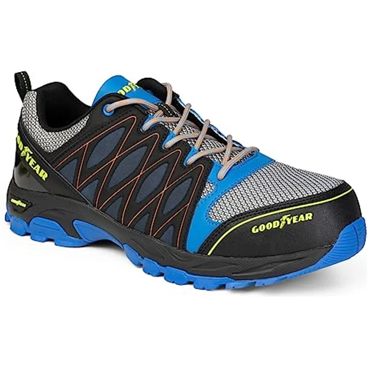 Goodyear Gyshu1503 S1 SRA HRO Sicherheitsschuh, Schwarz - rutschfeste Sohle, Zehenschutzkappe, durchtrittsichere Sohle – Bild 1