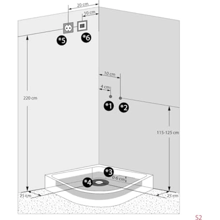 SeniorBad Dampfdusche D58-10M2, Duschtempel mit Sauna-Funktion, 90x90 cm, Weiß, inkl. Dampfgenerator, Regendusche und Aromatherapie – Bild 5