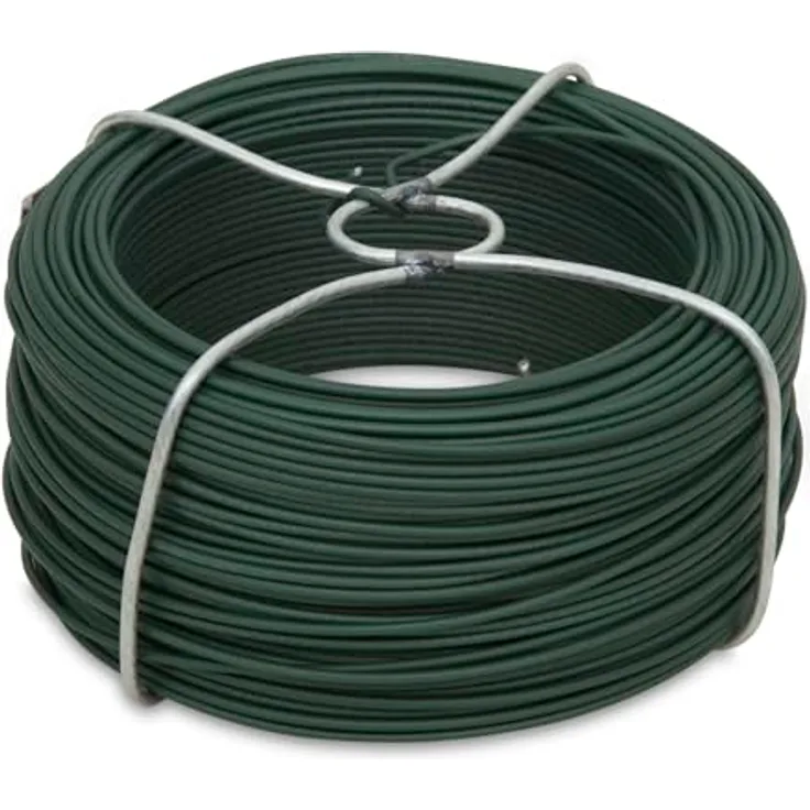 Windhager Gartendraht 60 m, 1,4 mm, grün, verzinkt mit Kunststoffummantelung, wetterbeständig und pflegeleicht