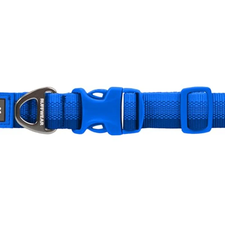 Ruffwear Front Range-Halsband, Hundehalsband mit V-Ring, längenverstellbares Haustier-Hundehalsband, bequemer weicher Stoff, Haustierhalsband mit Hundeleinen-Befestigungsring, Blue Pool 20"-26" – Bild 2