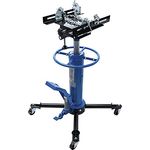 BGS 9233 Schwerlast-Doppelhub-Getriebeheber 500 kg, Hydraulische Fußpumpe, 4 kugelgelagerte Lenkrollen, schwere Bauweise