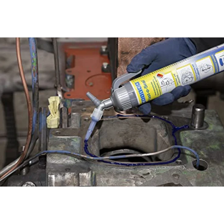 WEICON Plast-o-Seal 230g Presspack hitzefeste Dichtmasse für Papierdichtungen, temperaturbeständig, lösemittelfrei, siliconfrei, geruchsneutral, nicht korrosiv, ablauffest - WEICON – Bild 2