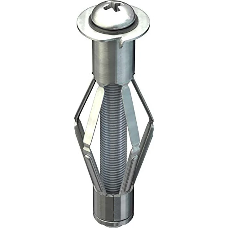 TOX Metall-Hohlraumdübel-Sortiment Acrobat Set verzinkt 60 tlg., für Befestigungen in Gipskartonplatten, 1 Stück,  094901111 - Preisvergleich – Bild 4
