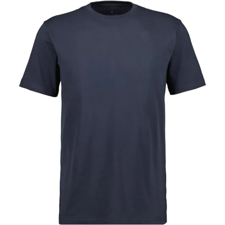 Ragman Herren T-Shirt Crew Neck SS Regular Fit, Bequem sitzend, Marine, (S), 100% Baumwolle, praktisches 2er Pack