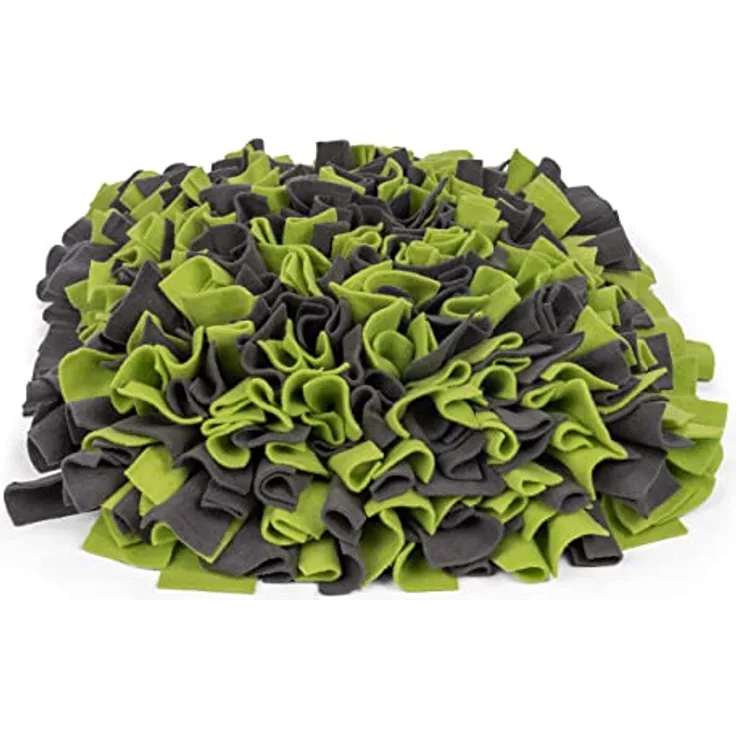 TrendPet Schnüffelteppich Schnüffelmatte für Hunde 48x48 cm 10 cm dick und rutschfest (Grün)