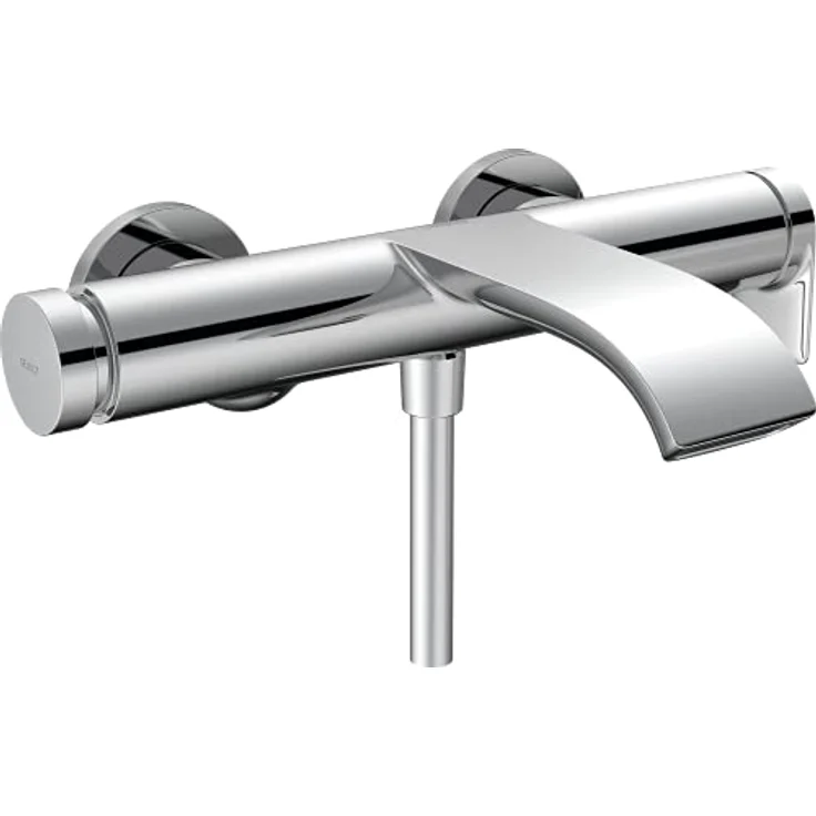 Hansgrohe Vivenis Einhebel-Wannenmischer Aufputz, 19,4 l/min Durchflussmenge, Chrom – Bild 1