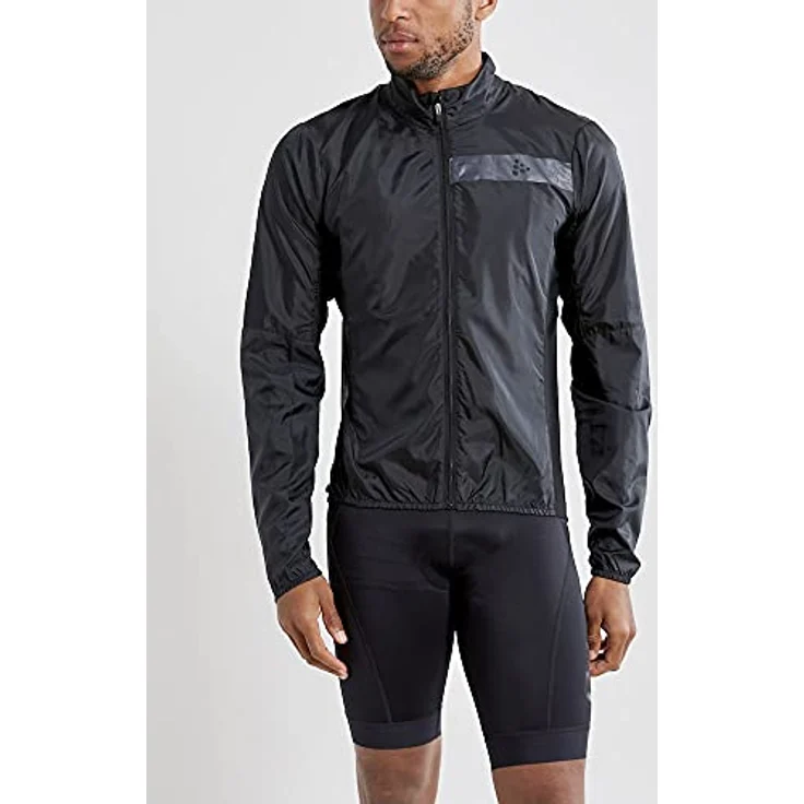Craft ADV Essence Light Wind Jacket Man Black 2XL, superleichte Windjacke mit DWR-Behandlung – Bild 3