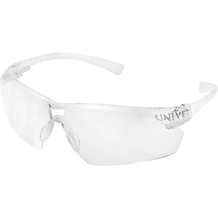 Univet 505U.00.00.11 Schutzbrille "Nr.505U" mit klarem Glas in transparent