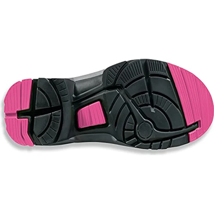 Uvex - 1 ladies Sicherheits-Halbschuh Gr. 42 W11 S2 ESD, grau/pink, mit metallfreier Zehenschutzkappe und atmungsaktivem Obermaterial – Bild 2