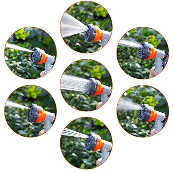 GARDEBRUK Schlauchaufroller Wasser 30 + 2m Schlauchtrommel 7-in-1 Handbrause Gartenschlauch – Bild 5