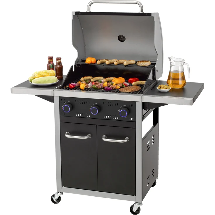 Tepro Gasgrill Seattle 3, BxTxH: 128x63x114 cm - Preisvergleich – Bild 1