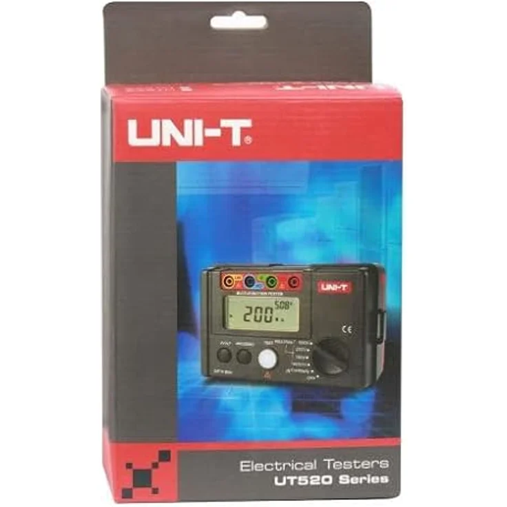 UNI-T UT526 Multifunktionales digitales Messgerät, Isolations- und Bodenwiderstandsmesser, RCD-Tester mit 10000 Anzeigeanzahl und automatischer AC/DC-Spannungserkennung – Bild 2