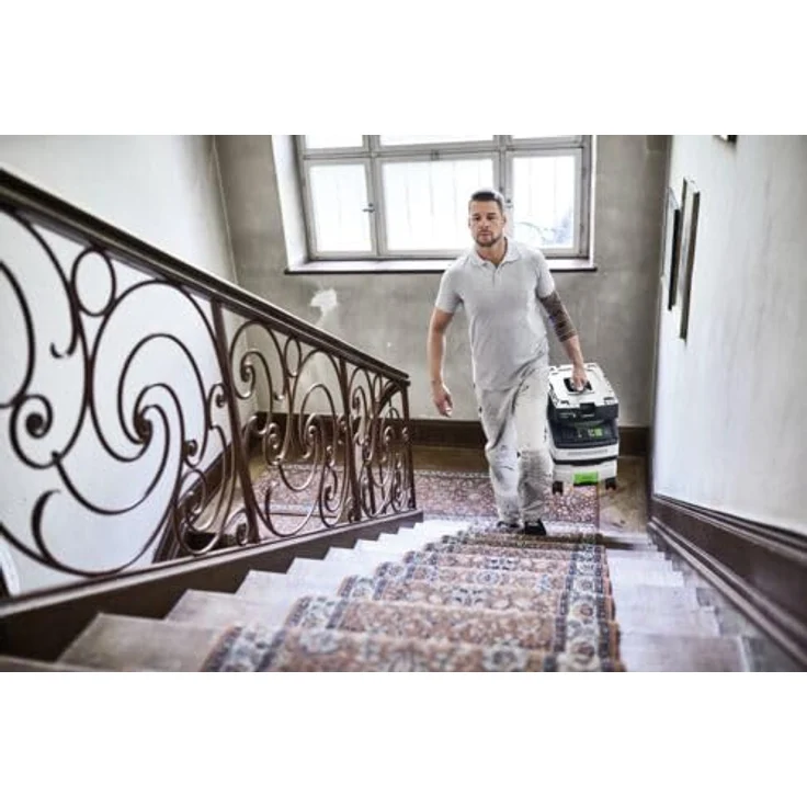 Festool Absaugmobil CLEANTEC CTL MINI I, Kompakt-Nass- und Trockensauger mit Bluetooth® Technologie und manuellem Filterwechsel, grau – Bild 4