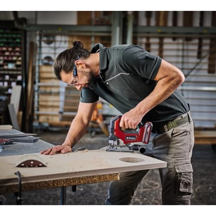 Einhell Professional Akku-Stichsäge TP-JS 18/135 Li BL Power X-Change (18 V, 135 mm Schnitttiefe in Holz, 26 mm Hubhöhe, Brushless, inkl. Sägeblatt, ohne Akku) – Bild 3