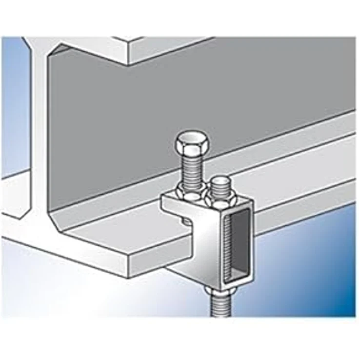 Fischer Trägerklammer TKL M10, Gewindeaufnahme für Stahlträger-Befestigung mit Hohlschliff – Bild 3