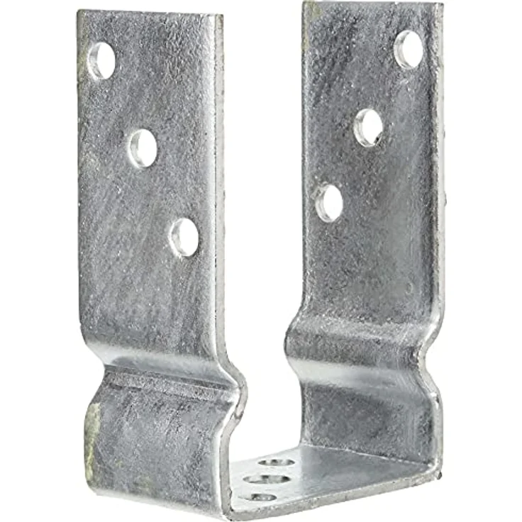 U-Pfostenträger ETA-10-0210 91x150x100x60mm TZN z.Aufschr.GAH – Bild 2
