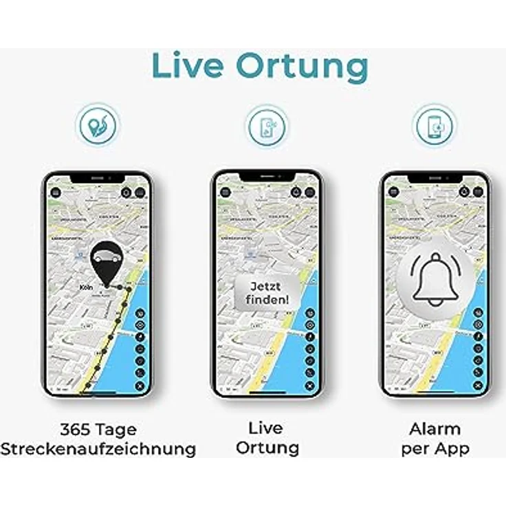 SALIND GPS Tracker 11 (Modell 4G) - GPS-Tracker Auto, Motorrad, Fahrzeuge und LKW´s mit Magnet, etwa 40 Tage Akkulaufzeit (bis zu 90 Tage im Standby Modus) – Bild 2