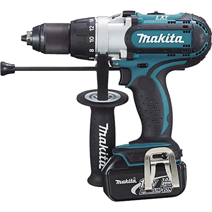 Makita DHP451RTJ Akku-Schlagbohrschrauber 3-Gang 18 V-5,0 Ah,2 Akkus und Ladegerät im Makpac – Bild 6