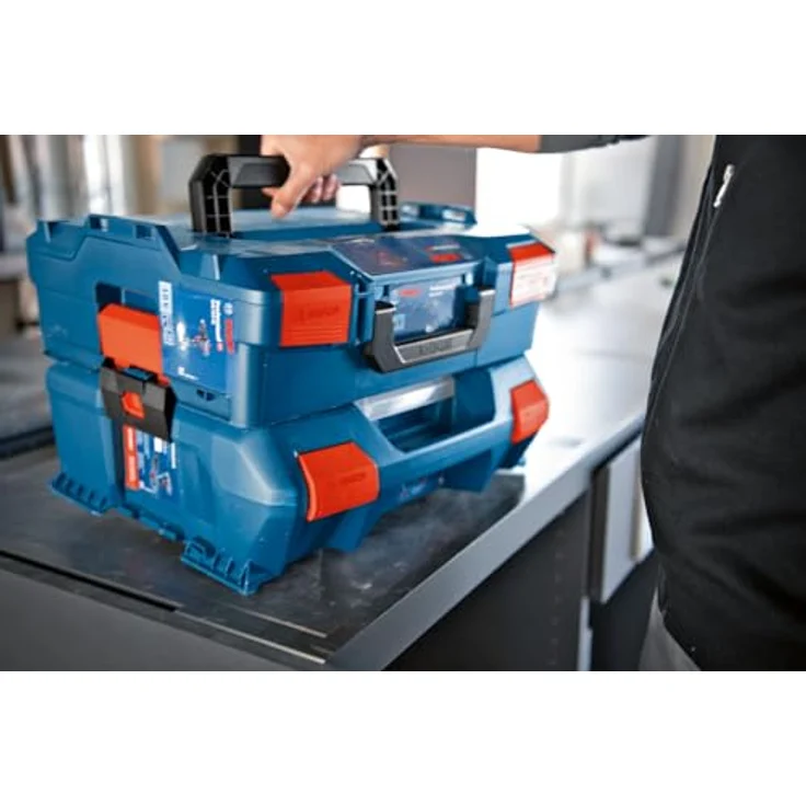 Bosch L-Case Pick und Click, System-Koffer für Akkuschrauber mit flexibel einsetzbaren Bitriegel-Einschüben, leer – Bild 3