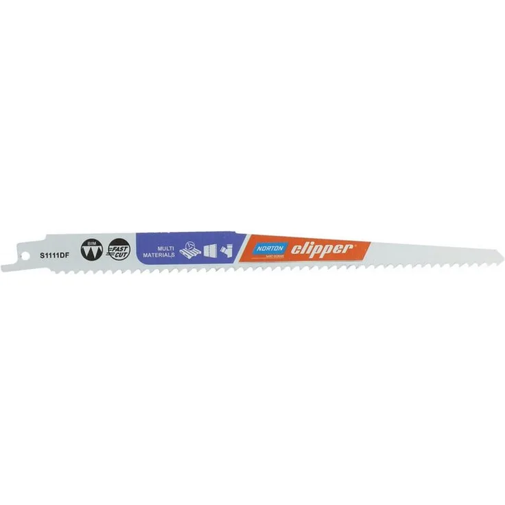Norton Säbelsägeblatt S1111DF, Bimetall, 228mm für Holz und Metall, 2er Pack