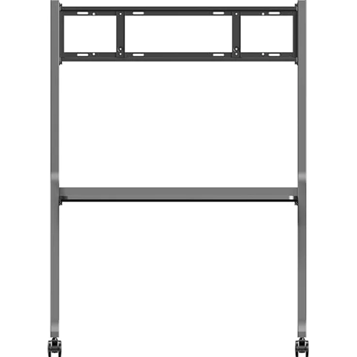 iiyama Transportwagen, Rollwagen 800x600mm für 55-86 Zoll Displays, Tragkraft 100 kg, Silber-Grau – Bild 2