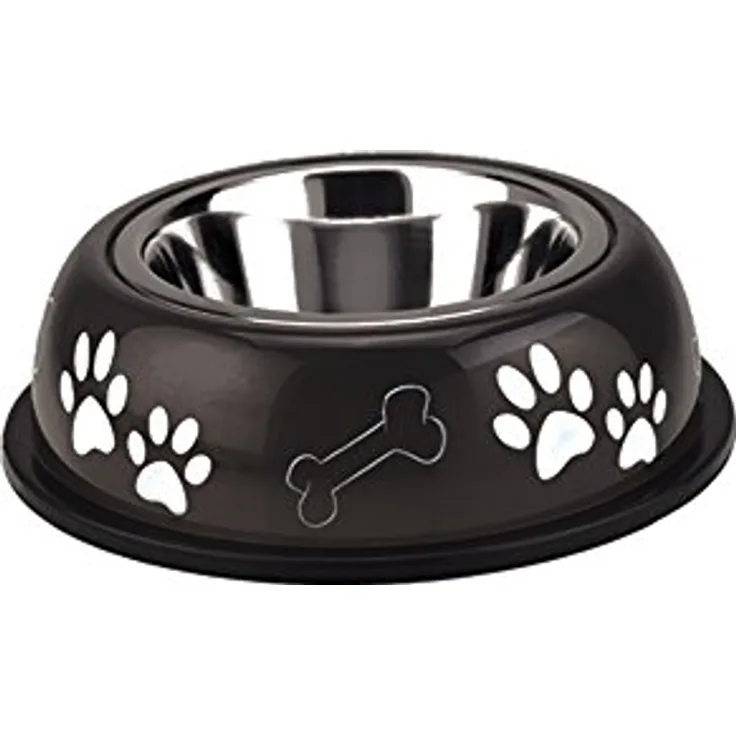 Nobby Napf "NICE DINER" braun / schwarz Ø 19,0 cm 0,35 ltr.