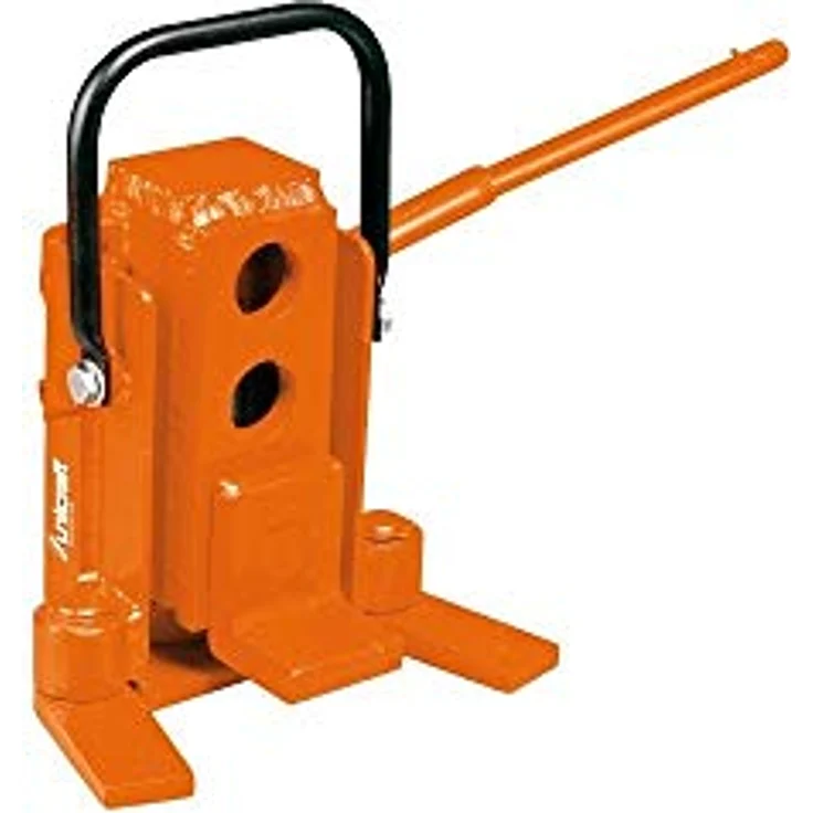 Unicraft Maschinenheber MH 8, stabile Stahlkonstruktion, stufenlos einstellbare Absenkgeschwindigkeit, 8 Tonnen Stützlast, Auflagehöhe min. 261 mm / max. 401 mm – Bild 3