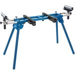 Scheppach Untergestell Arbeitstisch UMF1600 | Maschinentisch passend für 95% aller Kappsägen auf dem Markt | Höhe 740mm | Seitenverlängerung 1,0 – 1,65m | Traglast max. 200kg | Auflagebreite 384mm