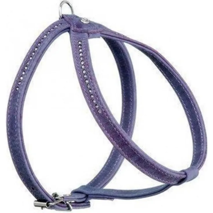 Karlie Buffalo Denim Strass Hundegeschirr, 10 mm x 25-32 cm lavendel