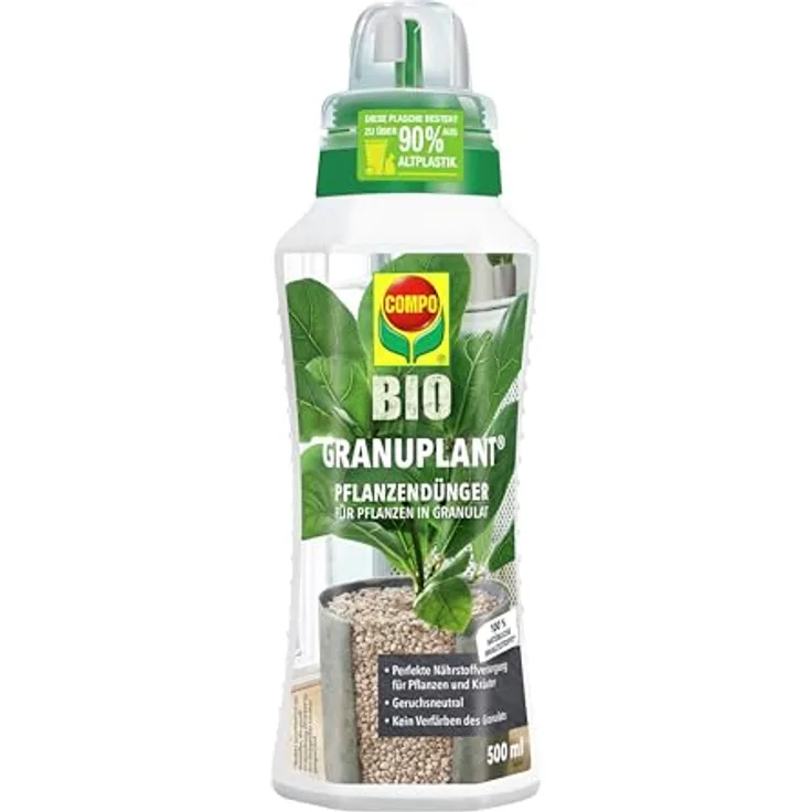 Compo Bio GRANUPLANT Pflanzendünger - Bio-Flüssigdünger für Pflanzen in Semi- und Hydrokultur - 500 ml