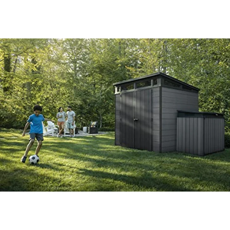 Keter Gerätehaus Cortina 7x7, Maße: 214 x 218 x 226cm – Bild 4
